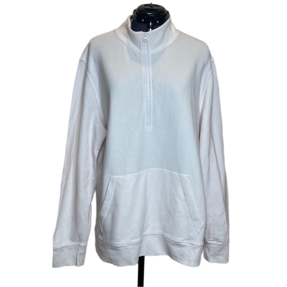 Everlane Cotton 1/4 Zip Sweatshirt